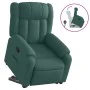 Sillón reclinable elevable tela verde oscuro de , Sillones - Ref: Foro24-3205322, Precio: 313,98 €, Descuento: %