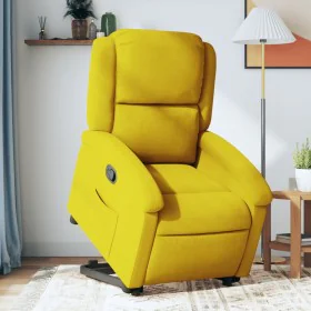 Verstellbarer Aufstehsessel aus gelbem Samt von , Sessel - Ref: Foro24-3204307, Preis: 273,35 €, Rabatt: %