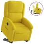 Sillón reclinable elevable terciopelo amarillo de , Sillones - Ref: Foro24-3204307, Precio: 282,46 €, Descuento: %