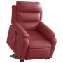 Sillón reclinable de masaje de pie cuero artificial rojo tinto de , Sillones - Ref: Foro24-3205053, Precio: 336,13 €, Descuen...