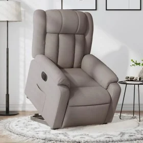 Elektrischer verstellbarer Aufstehsessel aus grauem Taupe-Stoff. von , Sessel - Ref: Foro24-3205348, Preis: 361,48 €, Rabatt: %