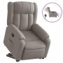 Sillón eléctrico reclinable elevable de tela gris taupe de , Sillones - Ref: Foro24-3205348, Precio: 362,59 €, Descuento: %