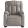 Sillón eléctrico reclinable elevable de tela gris taupe de , Sillones - Ref: Foro24-3205348, Precio: 362,59 €, Descuento: %