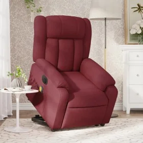 Elektrischer Aufsteh-Massagesessel aus rotem Stoff von , Sessel - Ref: Foro24-3205355, Preis: 355,10 €, Rabatt: %