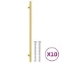 Cabinet handles 10 pcs stainless steel golden 320 mm by , Cabinet knobs and handles - Ref: Foro24-3203625, Price: 38,28 €, Di...