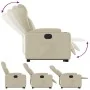 Cream synthetic leather electric reclining lift chair by , Armchairs - Ref: Foro24-3204559, Price: 335,41 €, Discount: %