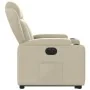 Cream synthetic leather electric reclining lift chair by , Armchairs - Ref: Foro24-3204559, Price: 335,41 €, Discount: %