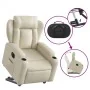 Cream synthetic leather electric reclining lift chair by , Armchairs - Ref: Foro24-3204559, Price: 335,41 €, Discount: %