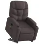 Sillón masaje eléctrico reclinable elevable tela marrón oscuro de , Sillones - Ref: Foro24-3204637, Precio: 349,31 €, Descuen...