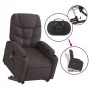 Sillón masaje eléctrico reclinable elevable tela marrón oscuro de , Sillones - Ref: Foro24-3204637, Precio: 349,31 €, Descuen...