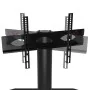 Corner TV stand with 3 levels for 32-70 inch TVs, black and silver. by , TV Furniture - Ref: Foro24-358176, Price: 137,47 €, ...