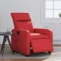 Elektrischer Relaxsessel aus rotem Kunstleder. von , Sessel - Ref: Foro24-3206740, Preis: 278,34 €, Rabatt: %