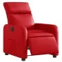 Elektrischer Relaxsessel aus rotem Kunstleder. von , Sessel - Ref: Foro24-3206740, Preis: 278,34 €, Rabatt: %
