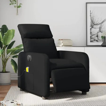 Elektrischer verstellbarer Massagesessel aus schwarzem Kunstleder. von , Sessel - Ref: Foro24-3206742, Preis: 274,77 €, Rabat...