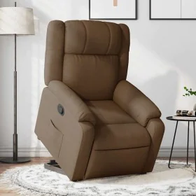 Brown fabric reclining and lift chair by , Armchairs - Ref: Foro24-3205206, Price: 321,94 €, Discount: %
