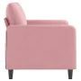 Sofá de 2 plazas terciopelo rosa 120 cm de , Sofás - Ref: Foro24-359435, Precio: 245,07 €, Descuento: %