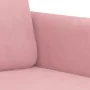 Sofá de 2 plazas terciopelo rosa 120 cm de , Sofás - Ref: Foro24-359435, Precio: 245,07 €, Descuento: %