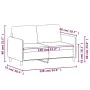 Sofá de 2 plazas terciopelo rosa 120 cm de , Sofás - Ref: Foro24-359435, Precio: 245,07 €, Descuento: %