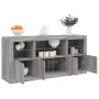 Sideboard mit LED-Lichtern in Sonoma-Grau 142,5x37x67 cm von , Sideboards - Ref: Foro24-3209070, Preis: 173,74 €, Rabatt: %