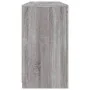 Sideboard with Sonoma grey LED lights 142.5x37x67 cm by , Sideboards - Ref: Foro24-3209070, Price: 173,74 €, Discount: %