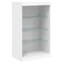 Display cabinets with LED lights, 3 pieces, engineered wood, white. by , Sideboards - Ref: Foro24-3209128, Price: 225,17 €, D...