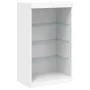 Vitrinen mit LED-Lichtern, 3-teilig, aus weißem Ingenieurholz. von , Sideboards - Ref: Foro24-3209128, Preis: 225,17 €, Rabat...