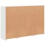Display cabinets with LED lights, 3 pieces, engineered wood, white. by , Sideboards - Ref: Foro24-3209128, Price: 225,17 €, D...
