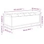 Bank mit Stauraum aus grauem Sonoma-Ingenieurholz 102x42x46 cm. von , Bänke für Hallen und Lager - Ref: Foro24-835087, Preis:...