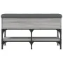 Bank Schuhmacher aus grauem Sonoma-Ingenieurholz 82x32x45 cm von , Bänke für Hallen und Lager - Ref: Foro24-835175, Preis: 66...