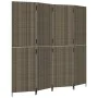 Vierschirm Paravent aus grauem synthetischem Rattan von , Raumteiler - Ref: Foro24-365346, Preis: 185,58 €, Rabatt: %