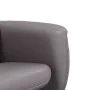 Sillón de masaje reclinable con reposapiés cuero sintético gris de , Sillones - Ref: Foro24-356519, Precio: 181,11 €, Descuen...