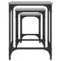 Mesas de centro apilables 3 pzas madera ingeniería gris Sonoma de , Mesas de centro - Ref: Foro24-838931, Precio: 41,68 €, De...