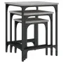 Mesas de centro apilables 3 pzas madera ingeniería gris Sonoma de , Mesas de centro - Ref: Foro24-838931, Precio: 41,68 €, De...