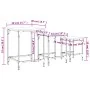 Mesas de centro apilables 3 pzas madera ingeniería gris Sonoma de , Mesas de centro - Ref: Foro24-838931, Precio: 41,68 €, De...