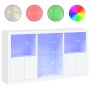 Sideboard with white LED lights 181.5x37x100 cm by , Sideboards - Ref: Foro24-3209177, Price: 237,08 €, Discount: %