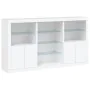 Sideboard with white LED lights 181.5x37x100 cm by , Sideboards - Ref: Foro24-3209177, Price: 237,08 €, Discount: %