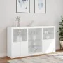 Sideboard with white LED lights 181.5x37x100 cm by , Sideboards - Ref: Foro24-3209177, Price: 237,08 €, Discount: %