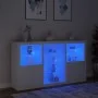 Sideboard mit weißen LED-Lichtern 181,5x37x100 cm von , Sideboards - Ref: Foro24-3209177, Preis: 237,08 €, Rabatt: %