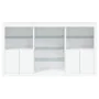 Sideboard with white LED lights 181.5x37x100 cm by , Sideboards - Ref: Foro24-3209177, Price: 237,08 €, Discount: %