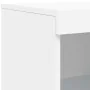 Sideboard with white LED lights 181.5x37x100 cm by , Sideboards - Ref: Foro24-3209177, Price: 237,08 €, Discount: %