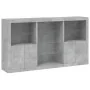 Sideboard with LED lights in concrete gray 181.5x37x100 cm by , Sideboards - Ref: Foro24-3209180, Price: 201,27 €, Discount: %