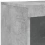 Sideboard with LED lights in concrete gray 181.5x37x100 cm by , Sideboards - Ref: Foro24-3209180, Price: 201,27 €, Discount: %