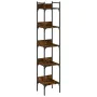 Librería de 5 estantes madera roble ahumado 35x30x174 cm de , Librerías y estanterías - Ref: Foro24-838855, Precio: 56,79 €, ...