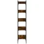 Bookcase with 5 smoked oak wood shelves 35x30x174 cm by , Bookcases and shelves - Ref: Foro24-838855, Price: 56,79 €, Discoun...