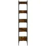 Librería de 5 estantes madera roble ahumado 35x30x174 cm de , Librerías y estanterías - Ref: Foro24-838855, Precio: 56,79 €, ...