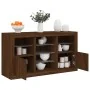 Sideboard mit LED-Lichtern in Eichenbraun 123x37x67 cm. von , Sideboards - Ref: Foro24-3209085, Preis: 147,96 €, Rabatt: %