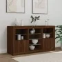 Sideboard mit LED-Lichtern in Eichenbraun 123x37x67 cm. von , Sideboards - Ref: Foro24-3209085, Preis: 147,96 €, Rabatt: %