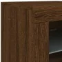 Sideboard mit LED-Lichtern in Eichenbraun 123x37x67 cm. von , Sideboards - Ref: Foro24-3209085, Preis: 147,96 €, Rabatt: %