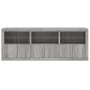Sideboard mit LED-Lichtern in Sonoma-Grau 181,5x37x67 cm. von , Sideboards - Ref: Foro24-3209007, Preis: 245,87 €, Rabatt: %