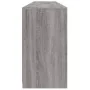 Sideboard with Sonoma grey LED lights 181.5x37x67 cm by , Sideboards - Ref: Foro24-3209007, Price: 245,87 €, Discount: %